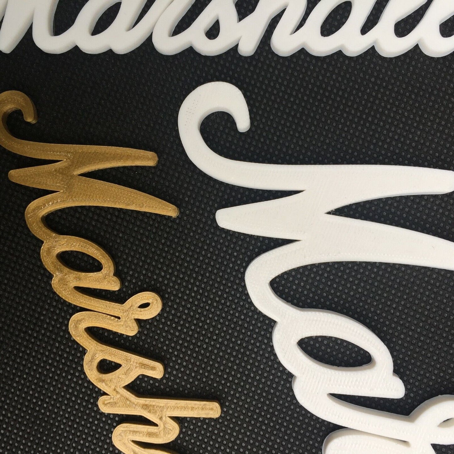 Custom Text Marshall badge Emblem Logo