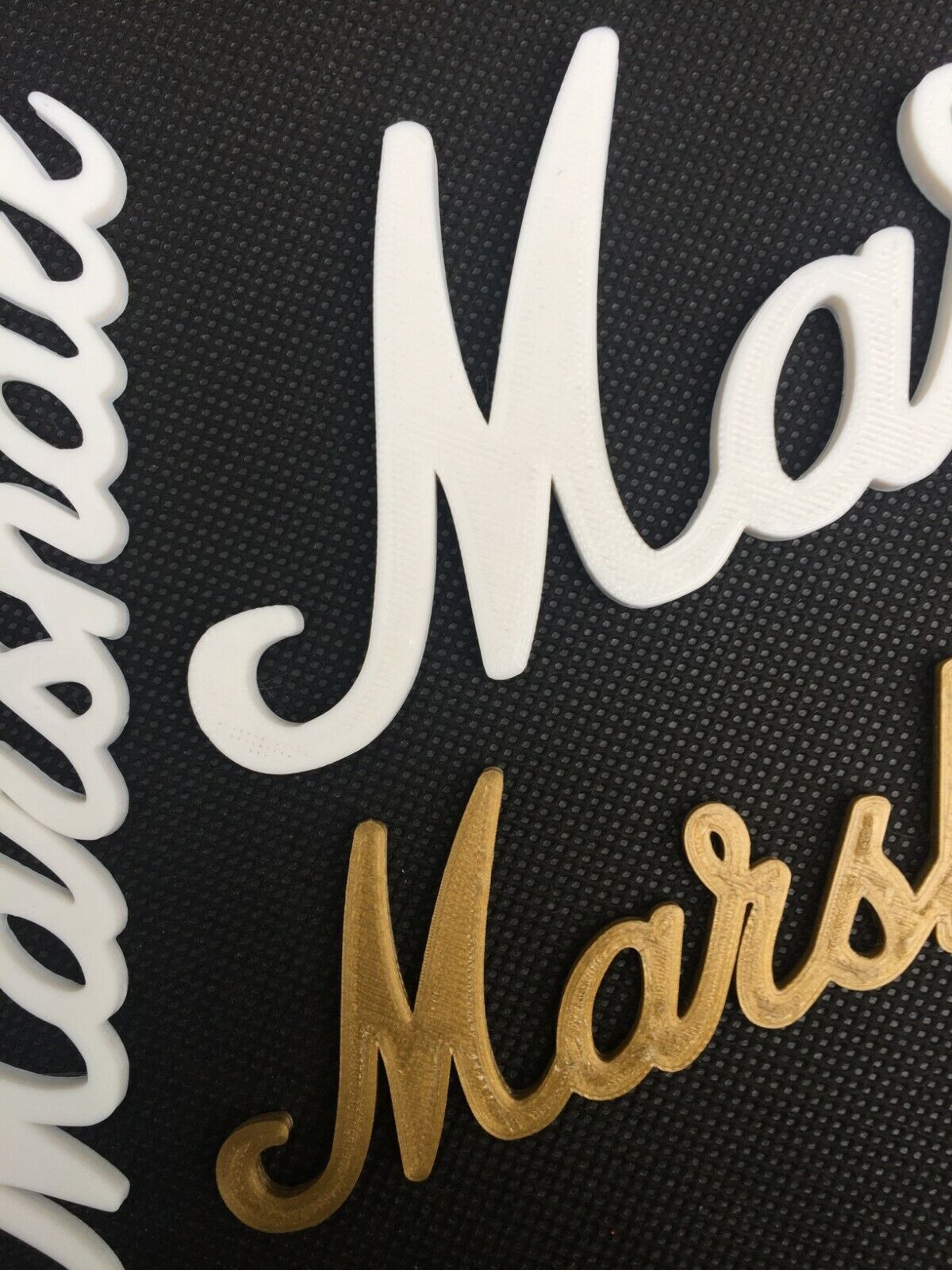 Custom Text Marshall badge Emblem Logo