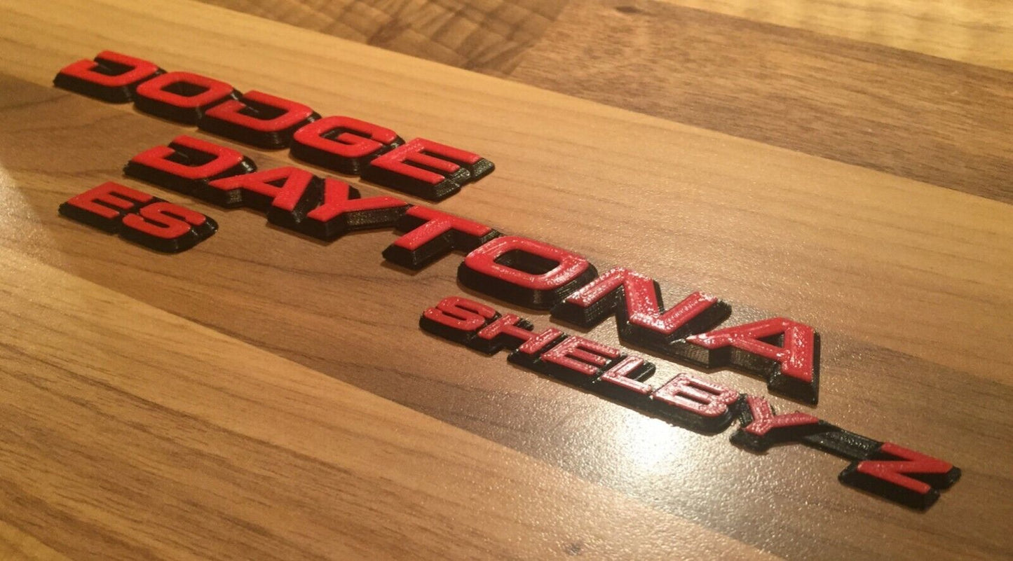 Dodge Daytona Shelby EZ Badge