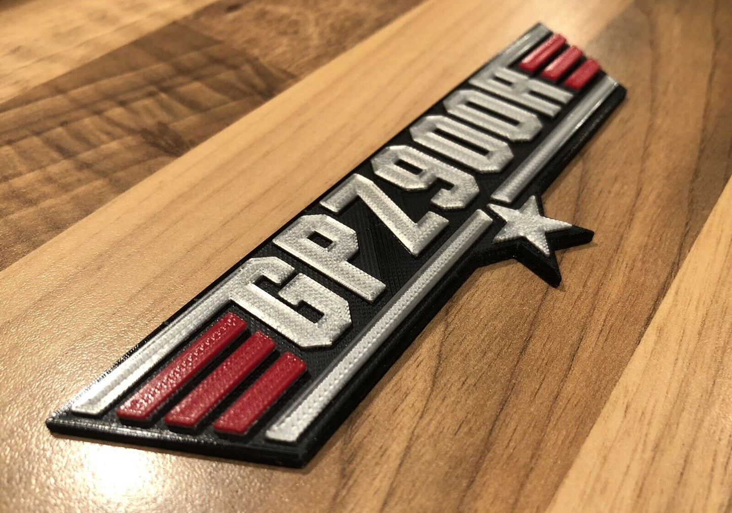 GPZ900R Top Gun kawasaki Badge Emblem