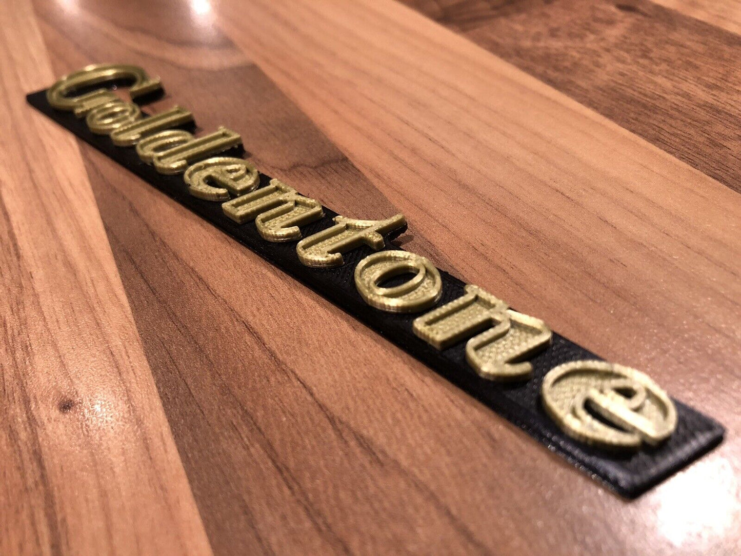 Goldentone Amplifier Amp Badge Emblem