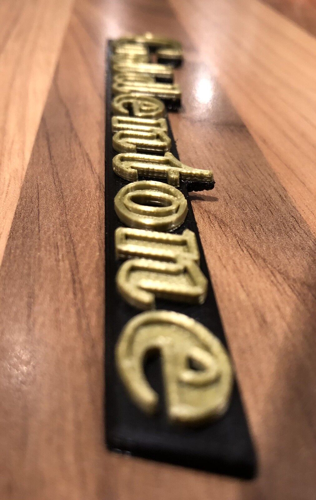 Goldentone Amplifier Amp Badge Emblem