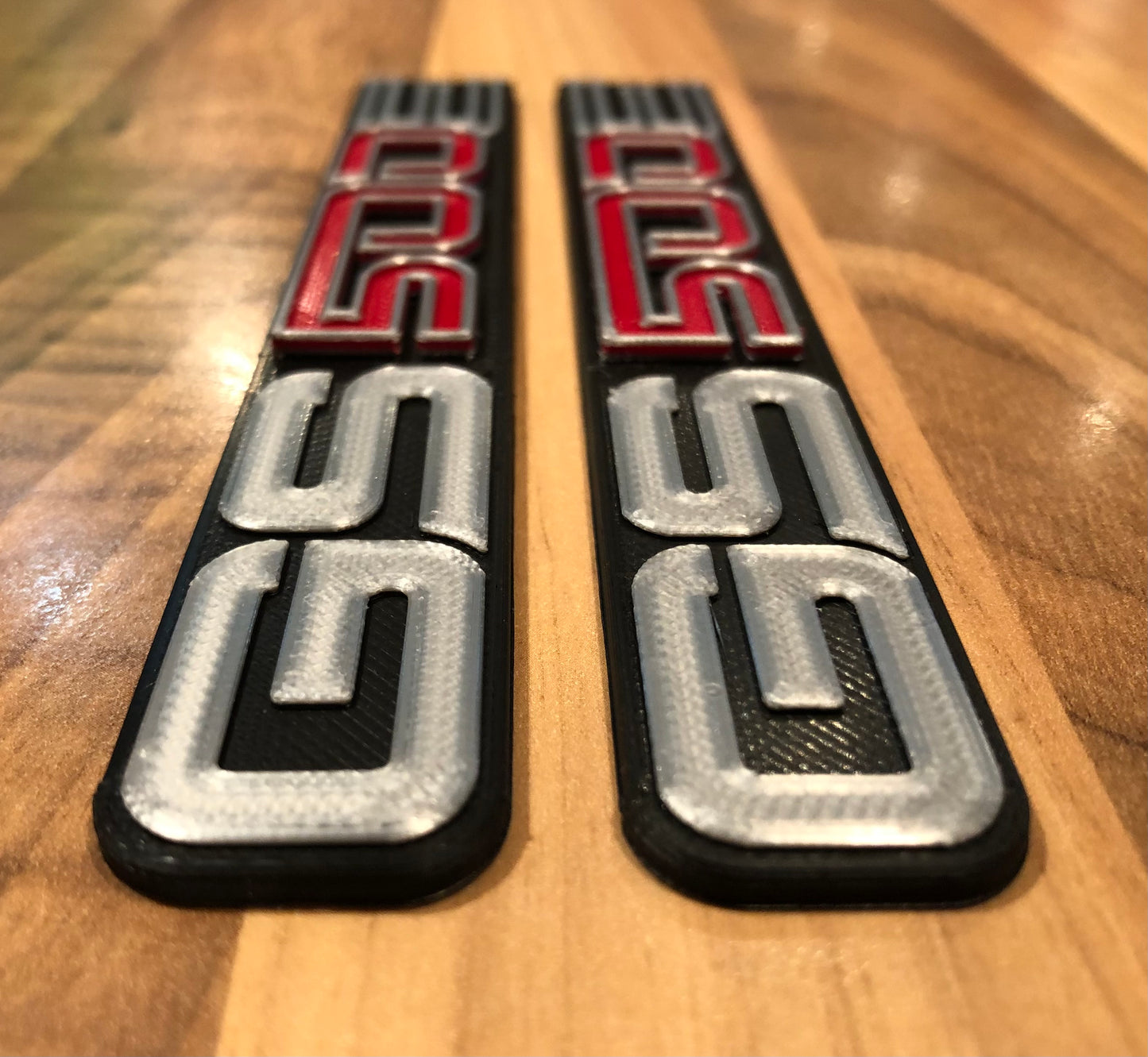 GS500E Side Panel Badges Emblems (set 2pcs) for Suzuki 500 - [Red or Blue 500]