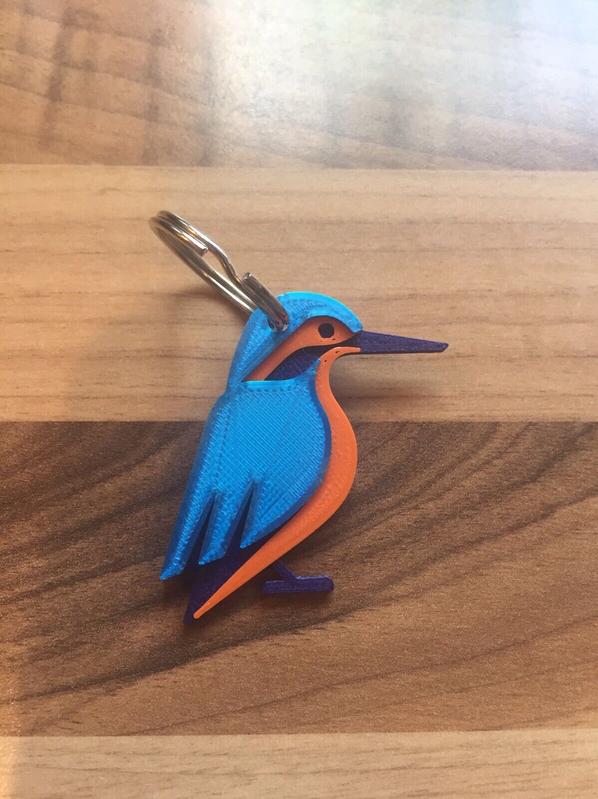 Kingfisher Bird Keyring Keychain