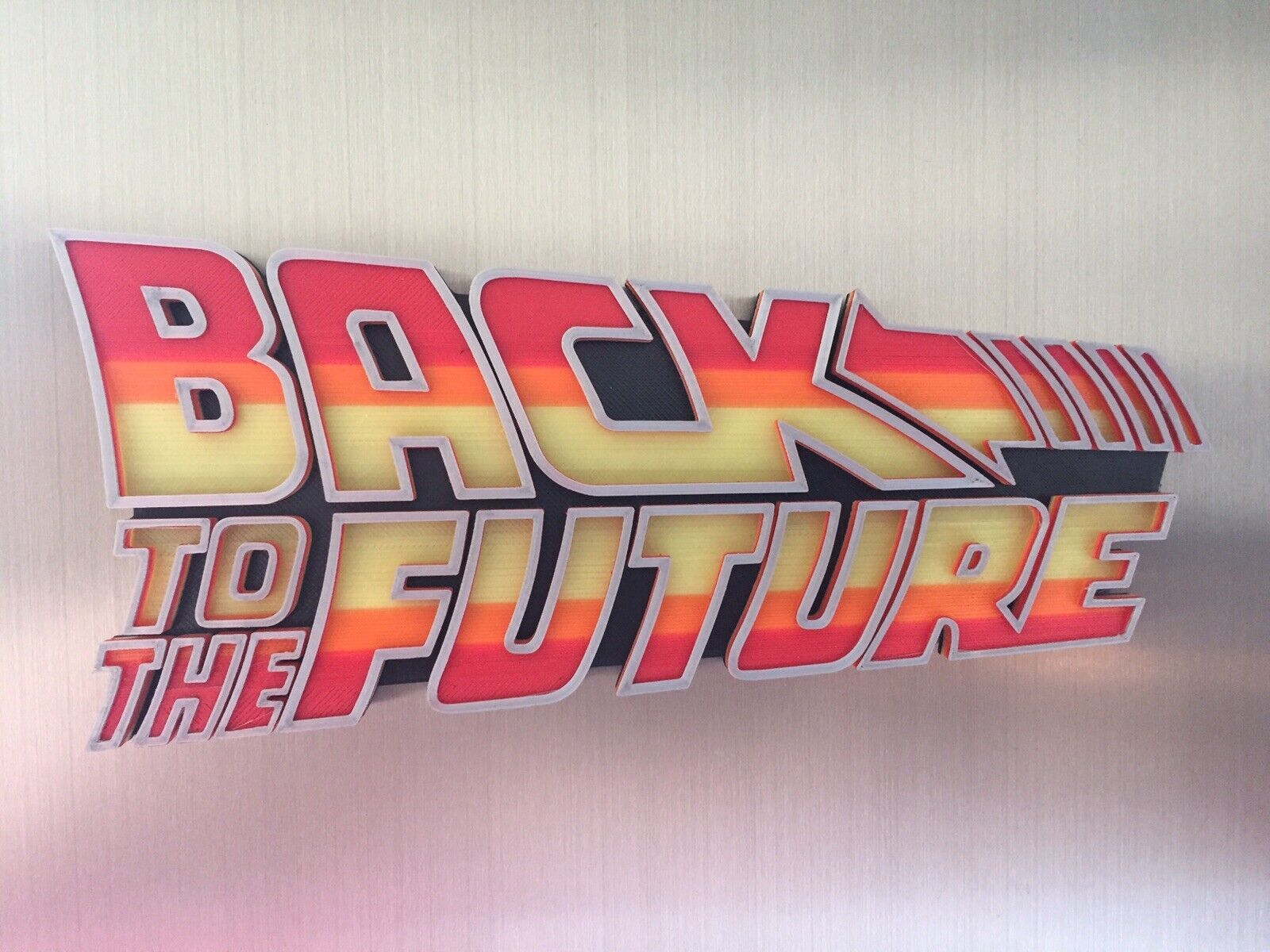 “Back To The Future” BTTF 3D Movie Logo Emblem Badge Sign Motif Fan Me ...