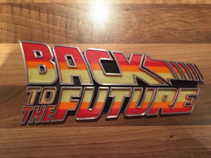 BTTF Back to the Future movie Logo Emblem badge