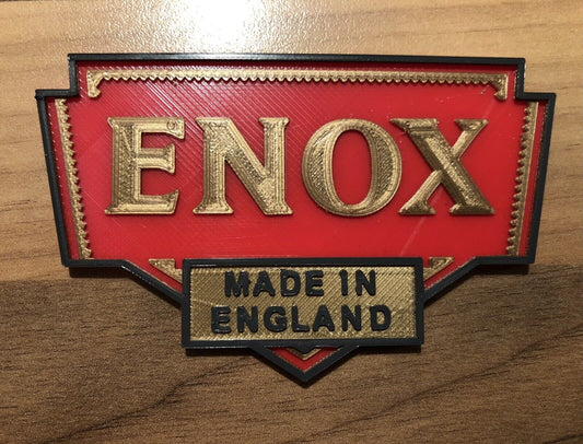 Enox England Toolbox Badge Emblem Tool Logo