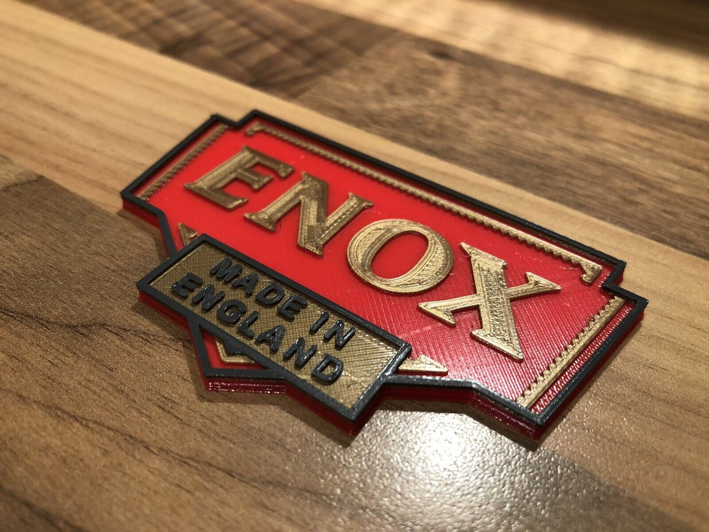 Enox England Toolbox Badge Emblem Tool Logo