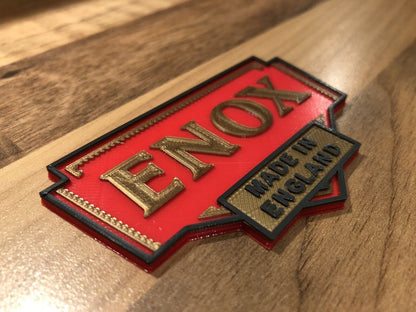 Enox England Toolbox Badge Emblem Tool Logo