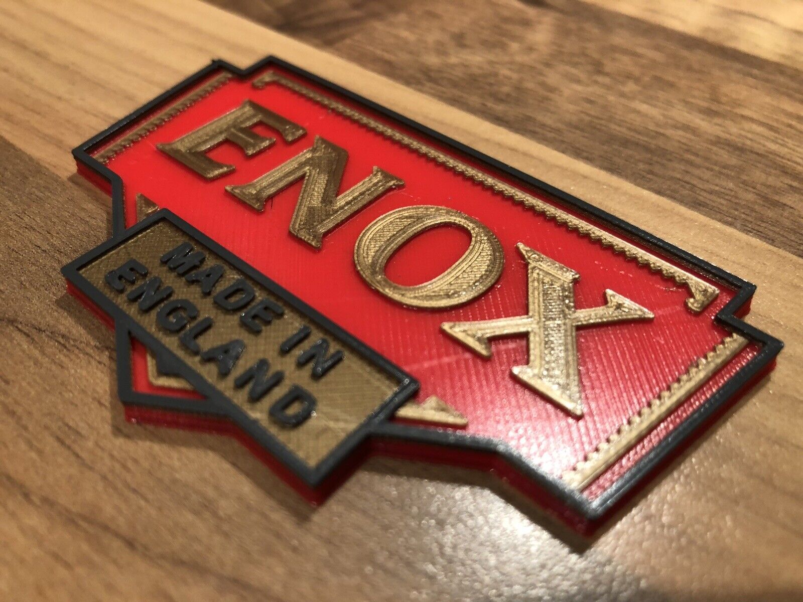 Enox England Toolbox Badge Emblem Tool Logo