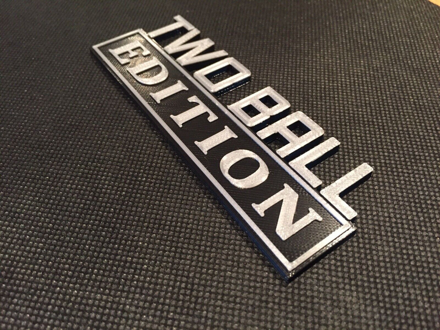 Twoball Rally Badge