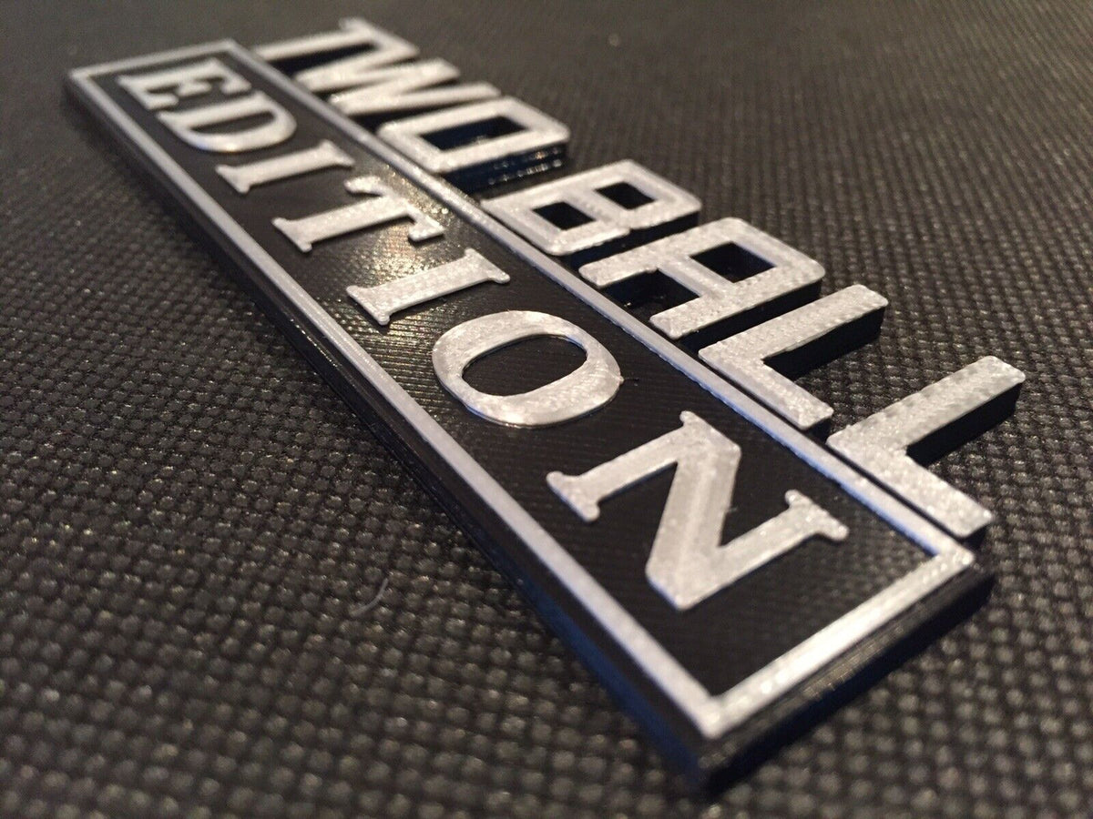 Small Rally Emblem Two Ball Edition Rally Vehicle Car Badge Emblem Logo Trunk Tailgate Mo ...