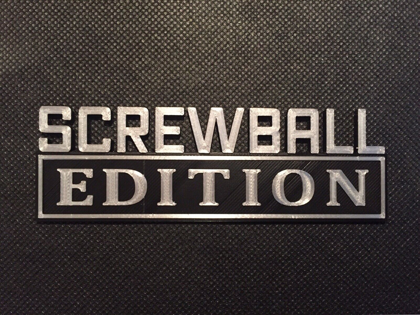 Screwball Rally Badge