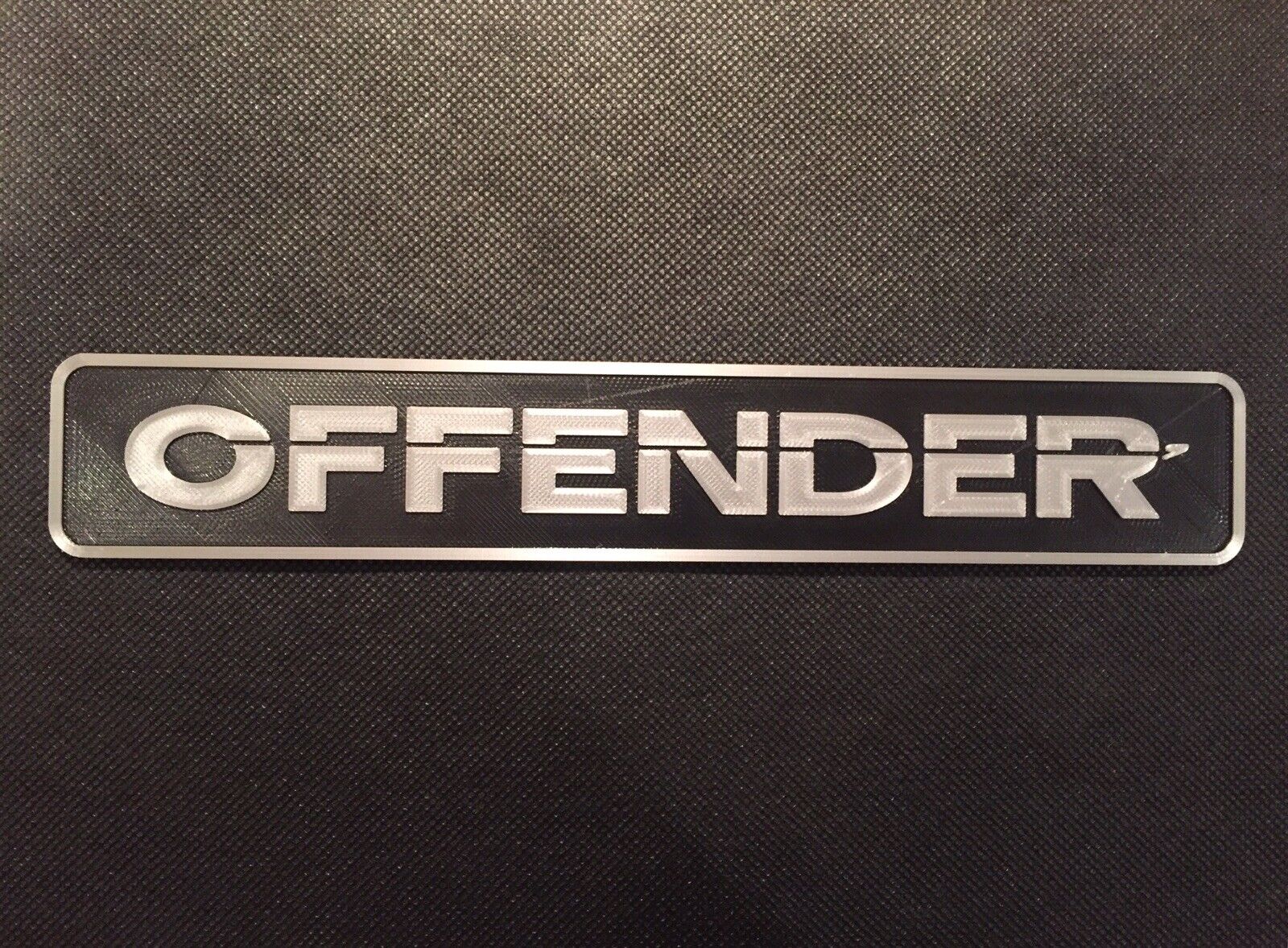 Landrover Defender Offender badge Emblem