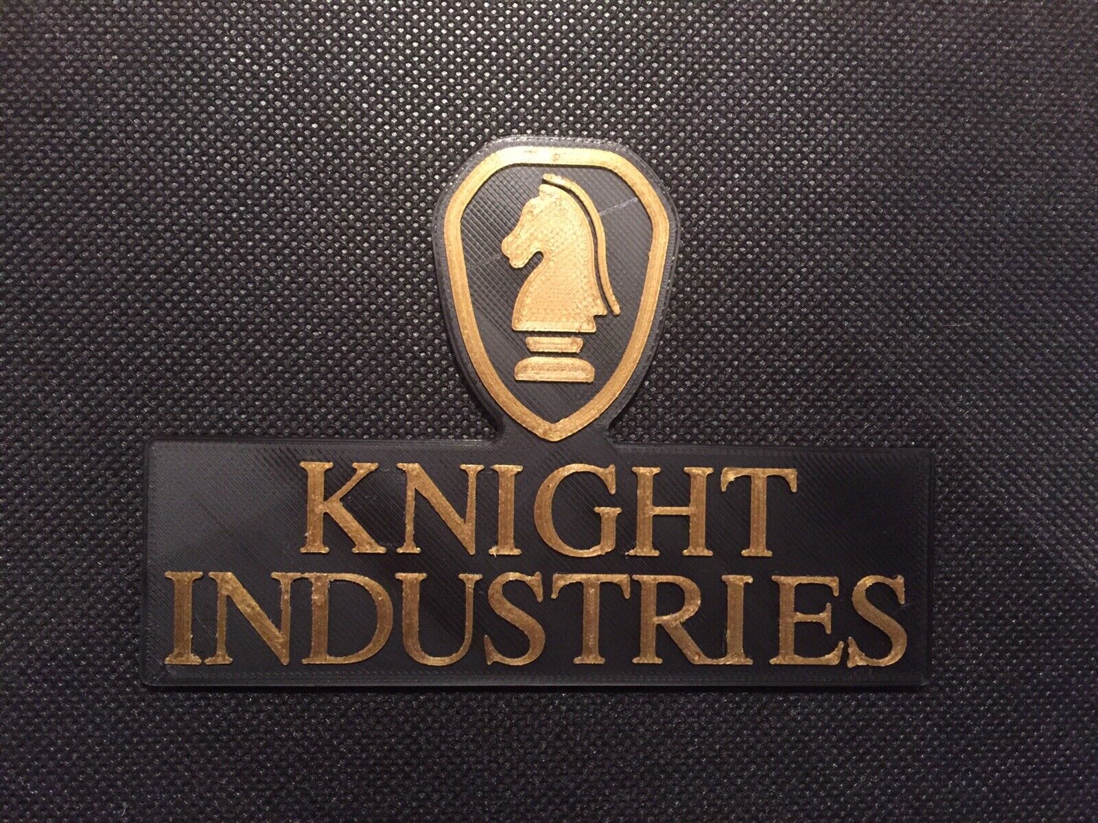Knight Rider Knight Industries Badge Emblem Logo Sign Motif KITT ...