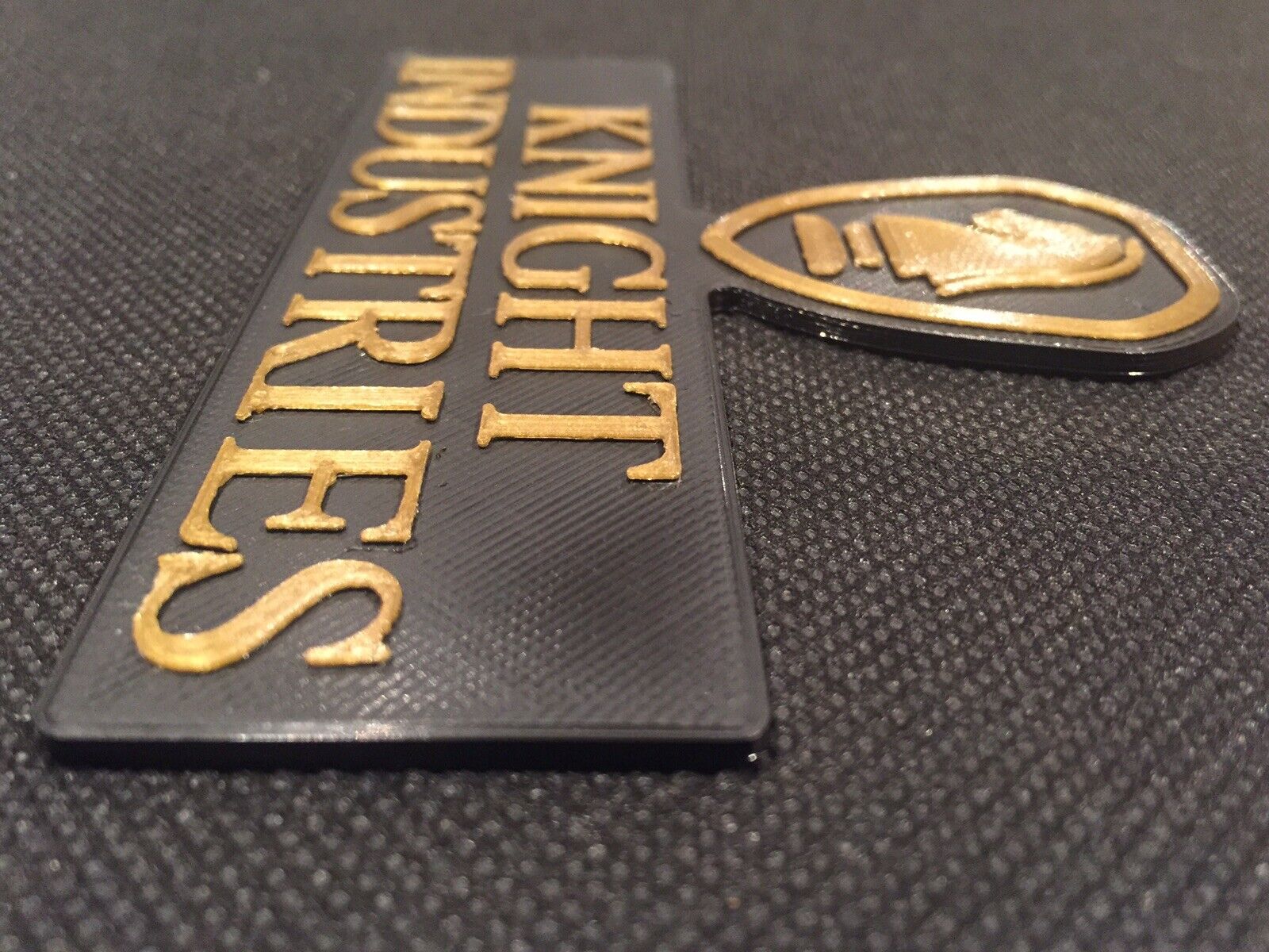 Knight Rider Knight Industries Badge Emblem Logo Sign Motif KITT ...