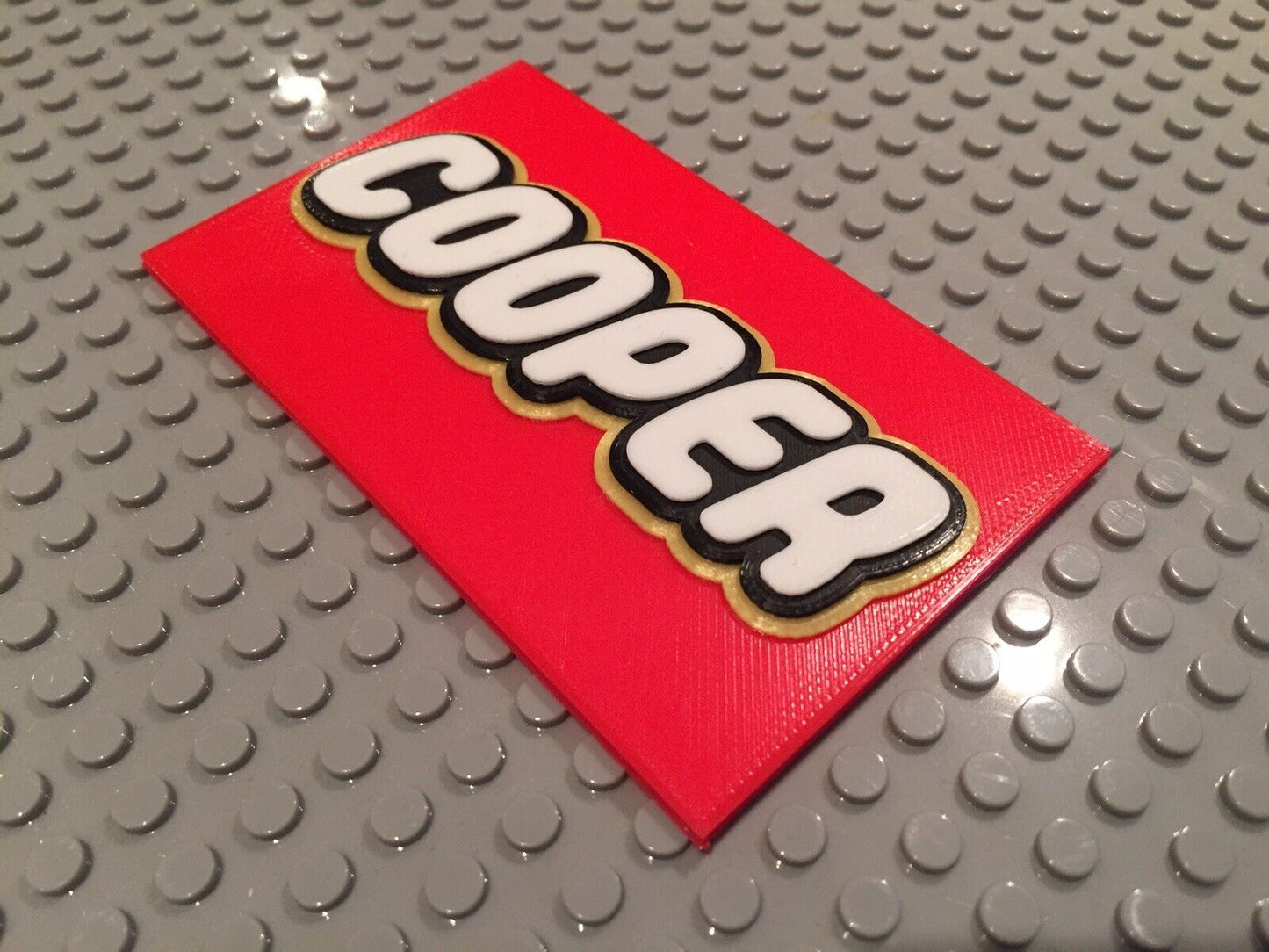 Lego Name Plate