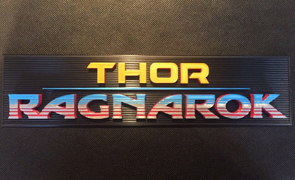 THOR RAGNAROK Movie 3D Embossed Logo