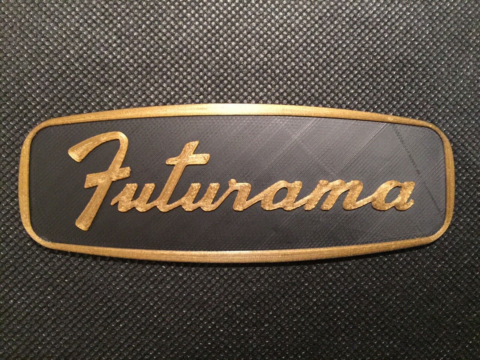 Futurama Amplifier Badge Amp Emblem