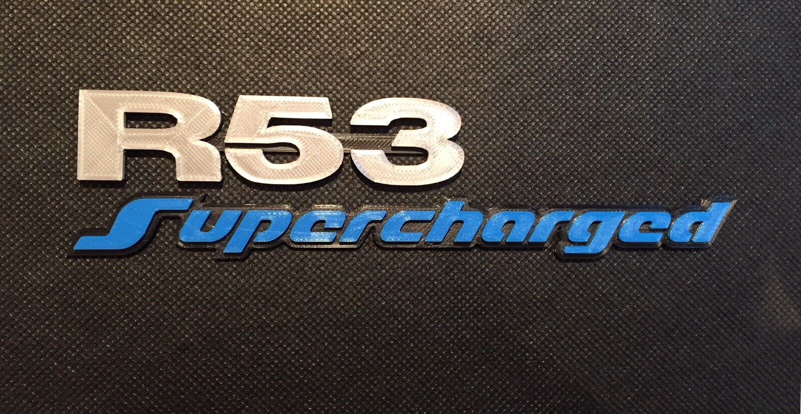 R53 Supercharged Badge