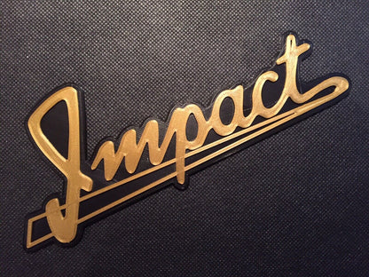 Impact Amplifier Amp Cab Badge Logo Emblem