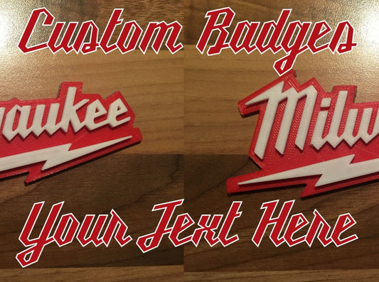 Milwaukee Custom Badge Emblem