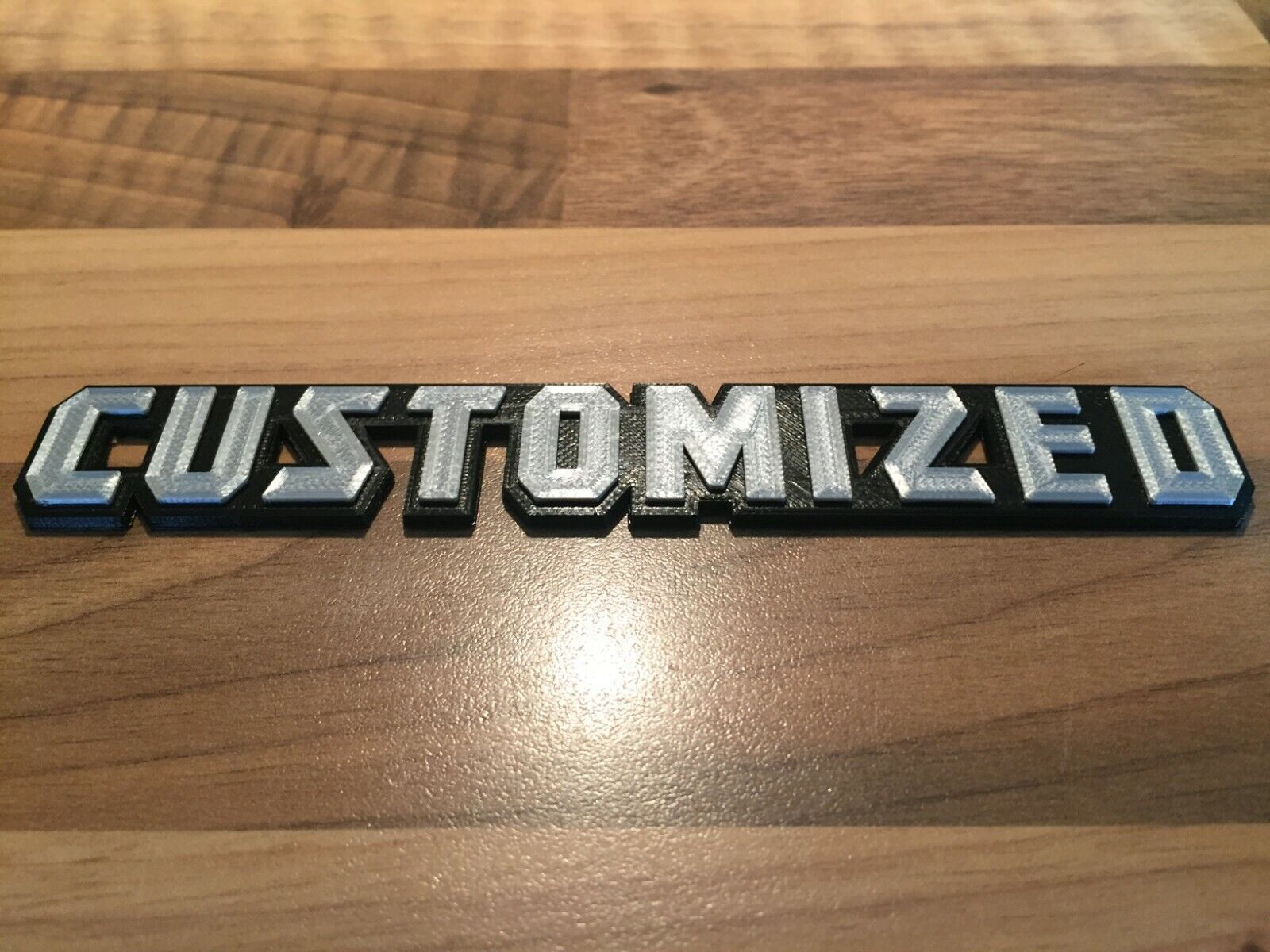 ANY TEXT Custom Name Plate Tool Badge Toolbox Emblem Box Chest For Craftsman