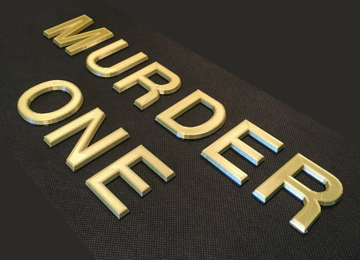 Lemmy Kilmister Murder One Amp Gold Letters