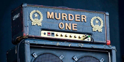 Lemmy Kilmister Murder One Amp Gold Letters