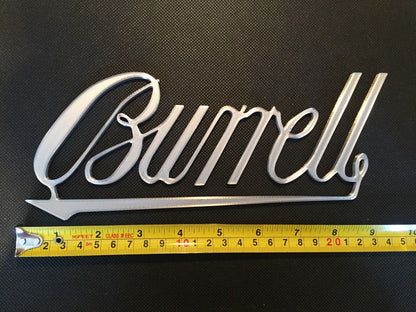 Burrell Traction Engine Steam Badge Emblem