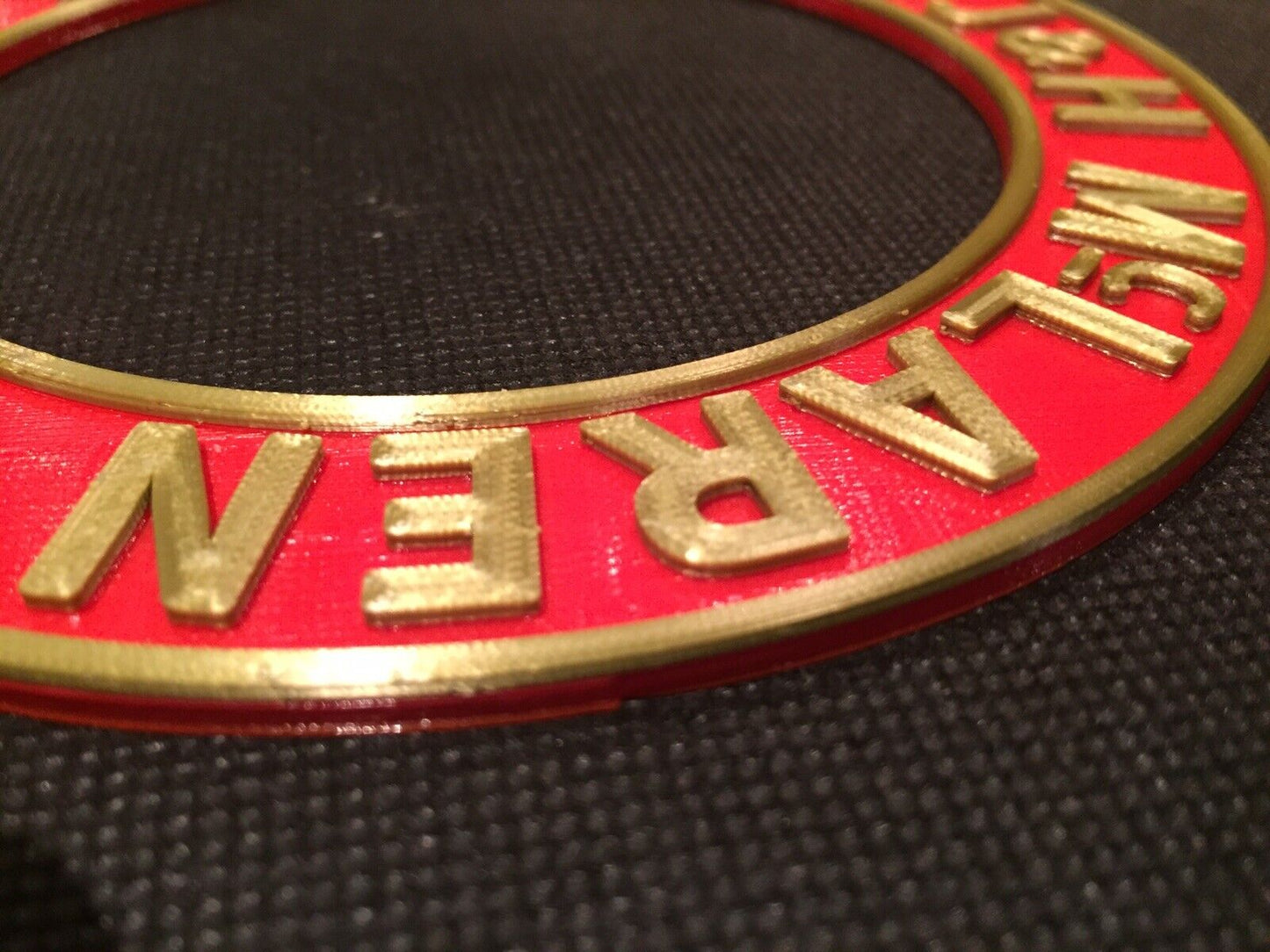 J & H McLaren Leeds Traction Engine Steam Badge Emblem