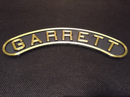 Garrett Traction Engine Steam Badge Emblem