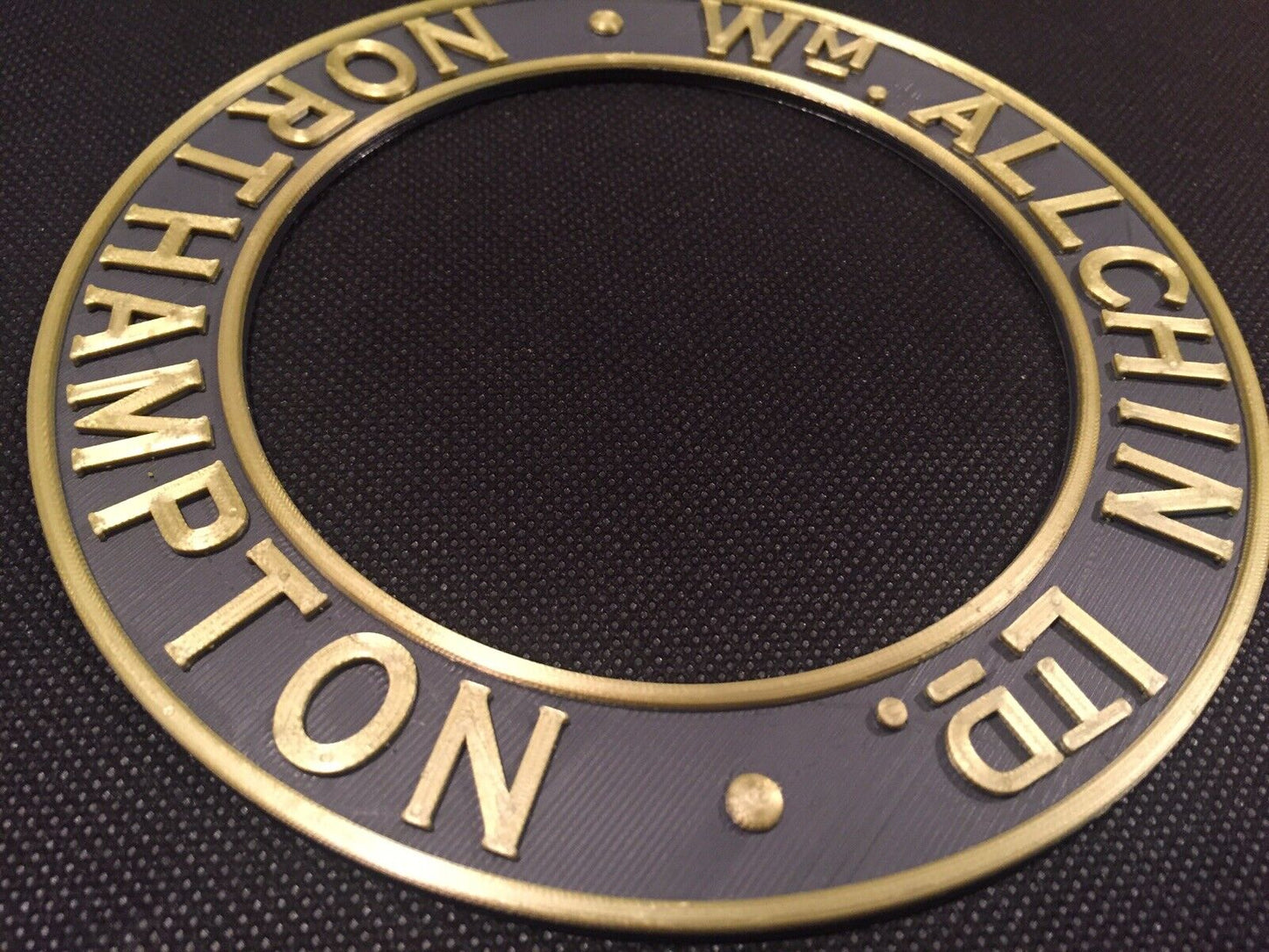 Wm Allchin Traction Engine Steam Badge Emblem