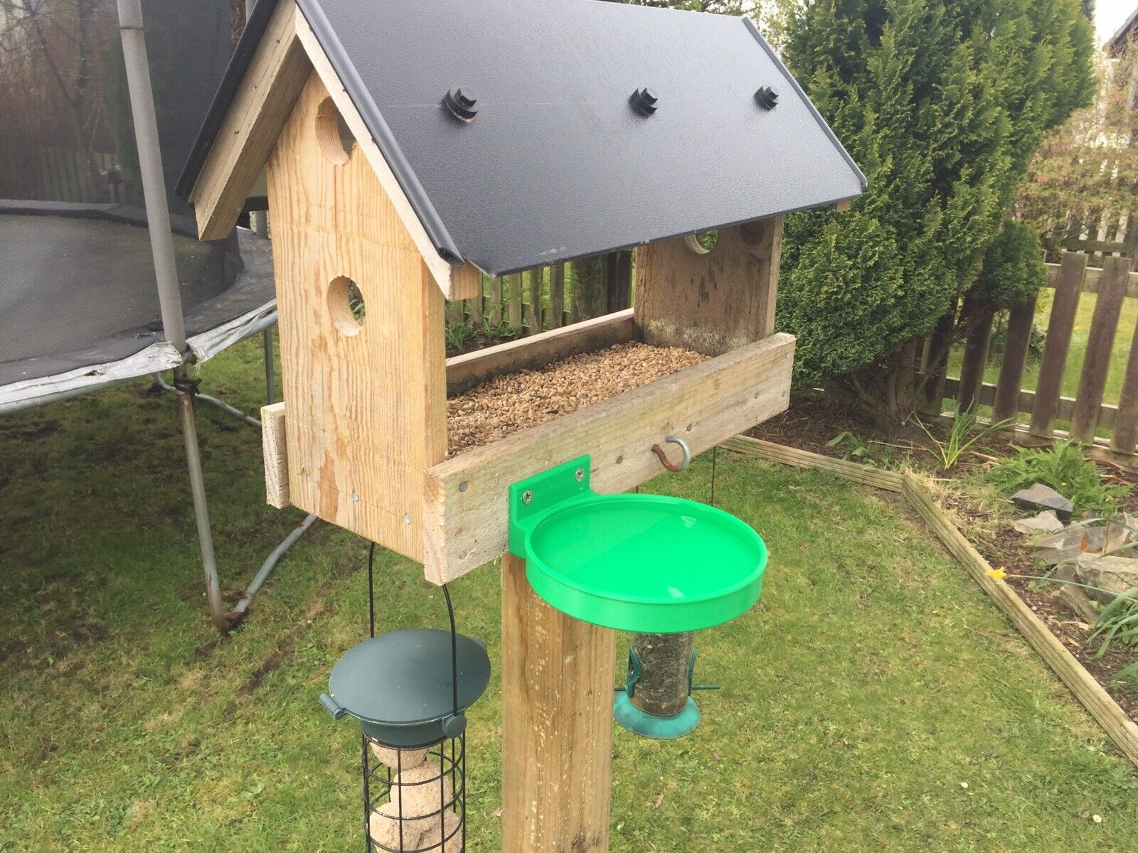 Birdbath Post Mounted