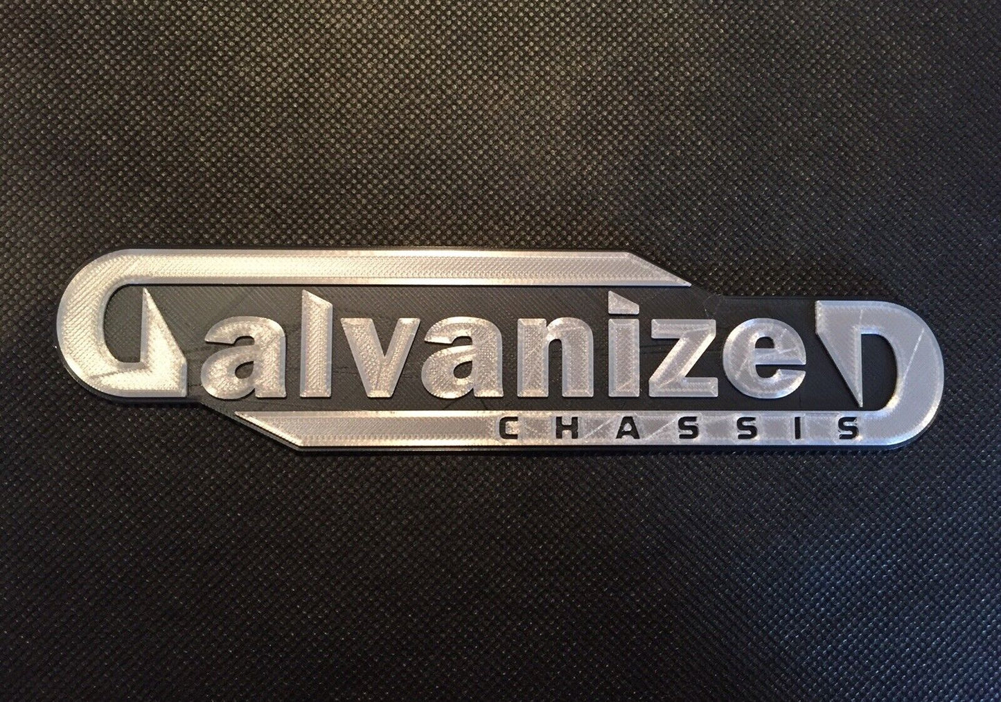 Galvanized Galvanised Chassis Badge Emblem