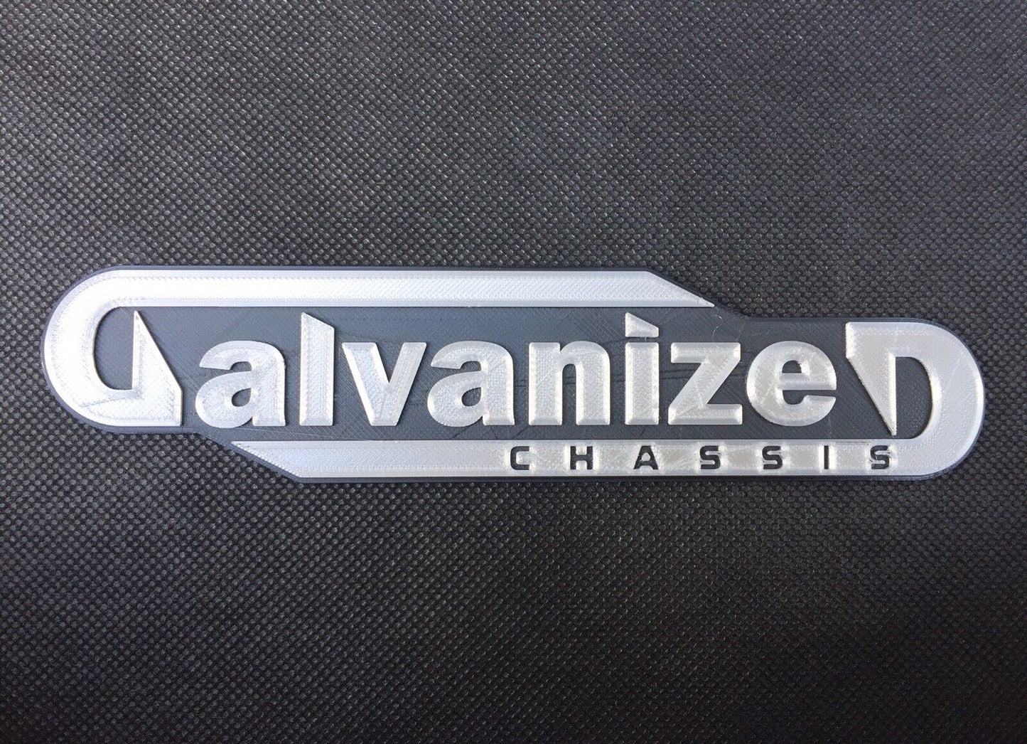 Galvanized Galvanised Chassis Badge Emblem