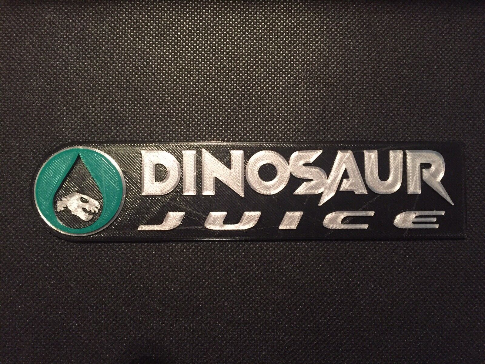 Dinosaur Juice Car Truck Badge Emblem