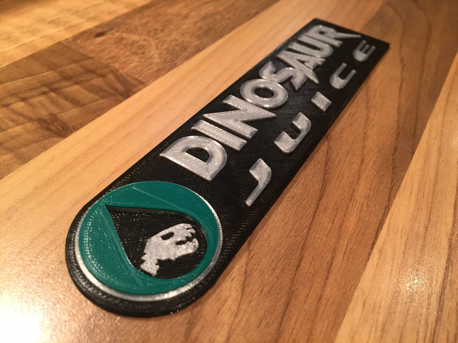 Dinosaur Juice Car Truck Badge Emblem