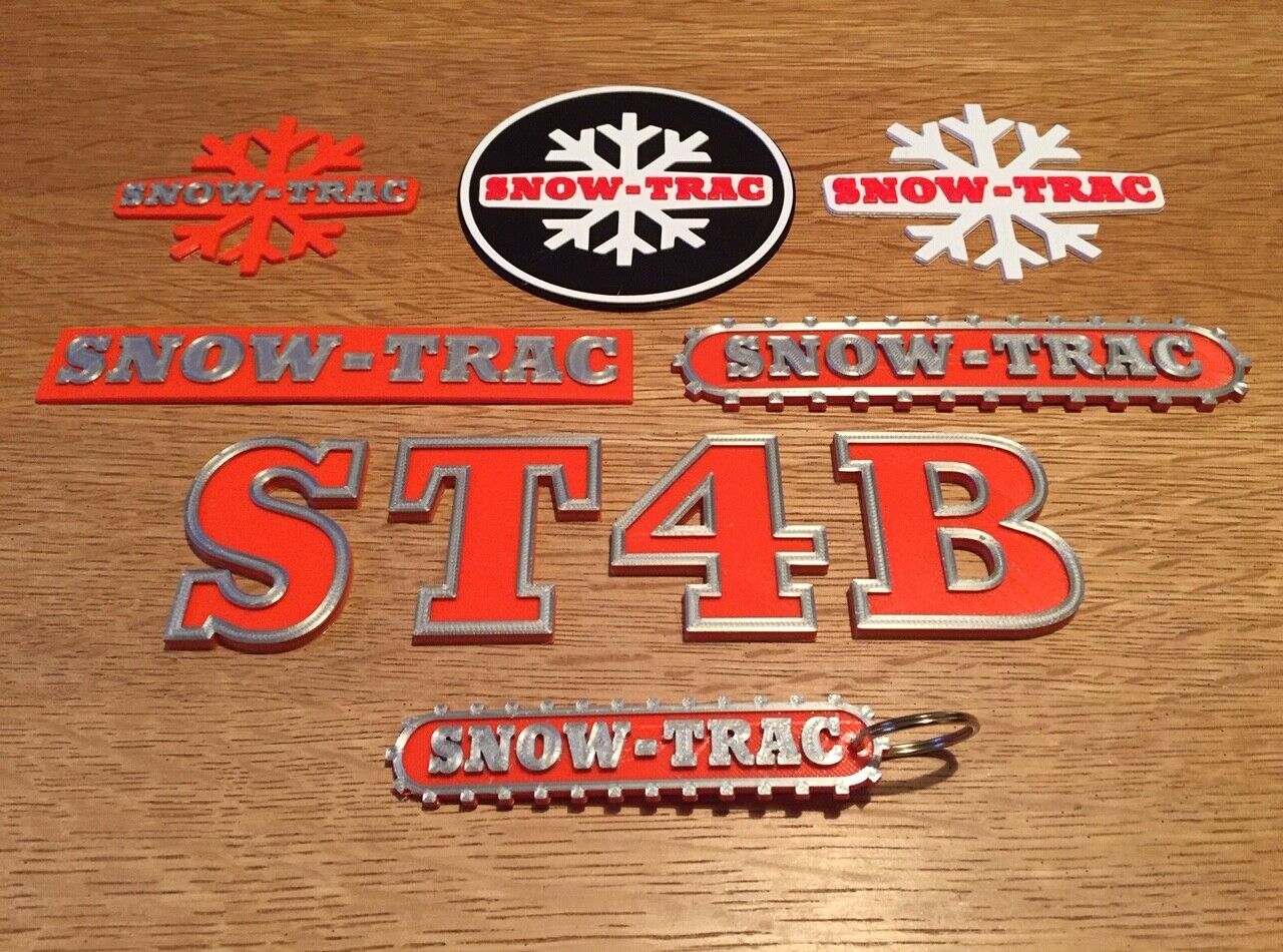 Lesney Aktiv ST4B Snow-Trac Badge