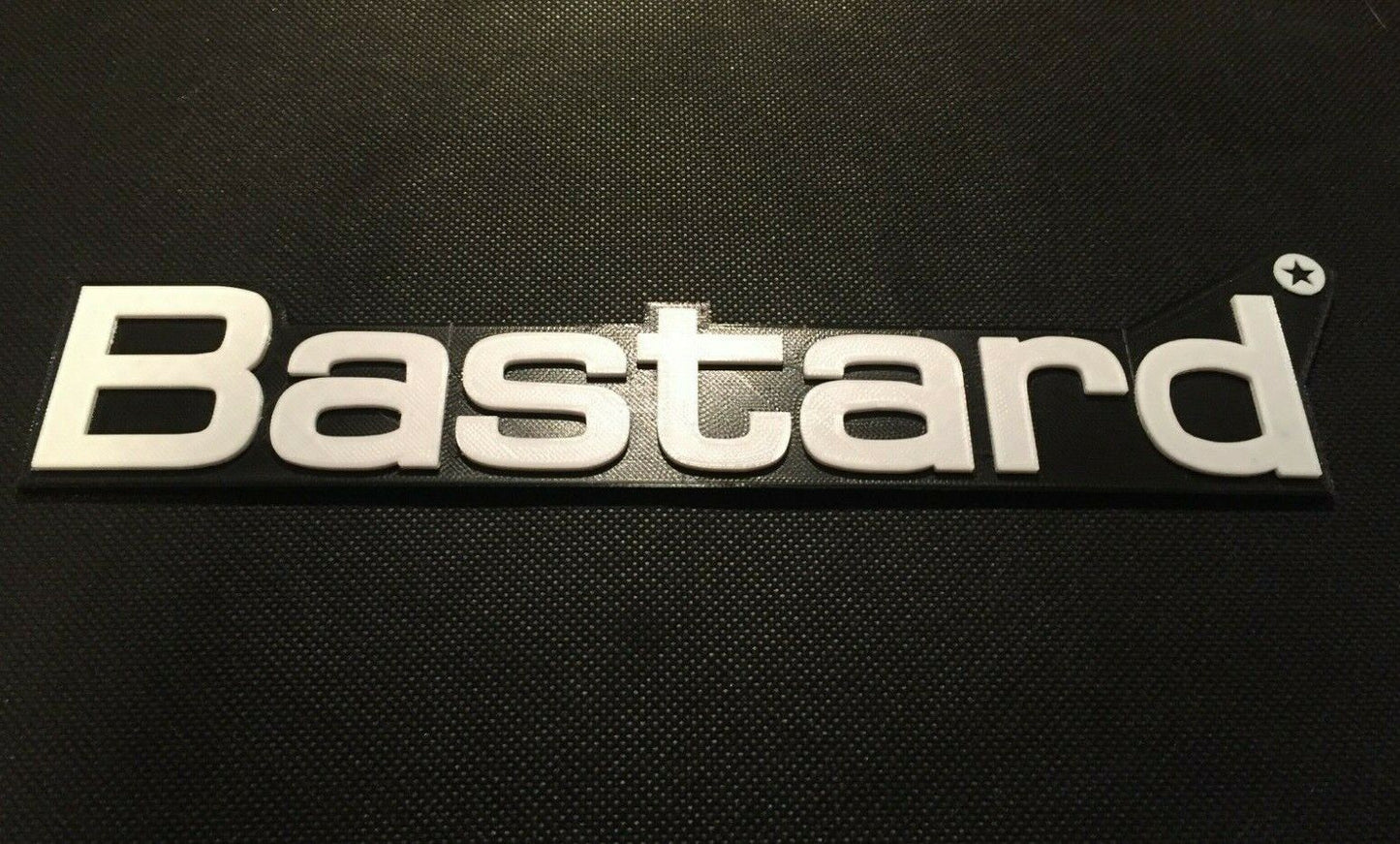 Blackstar Bastard Amplifier Cab Amp Logo Badge Emblem