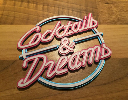 Cocktails & Dreams Badge Emblem