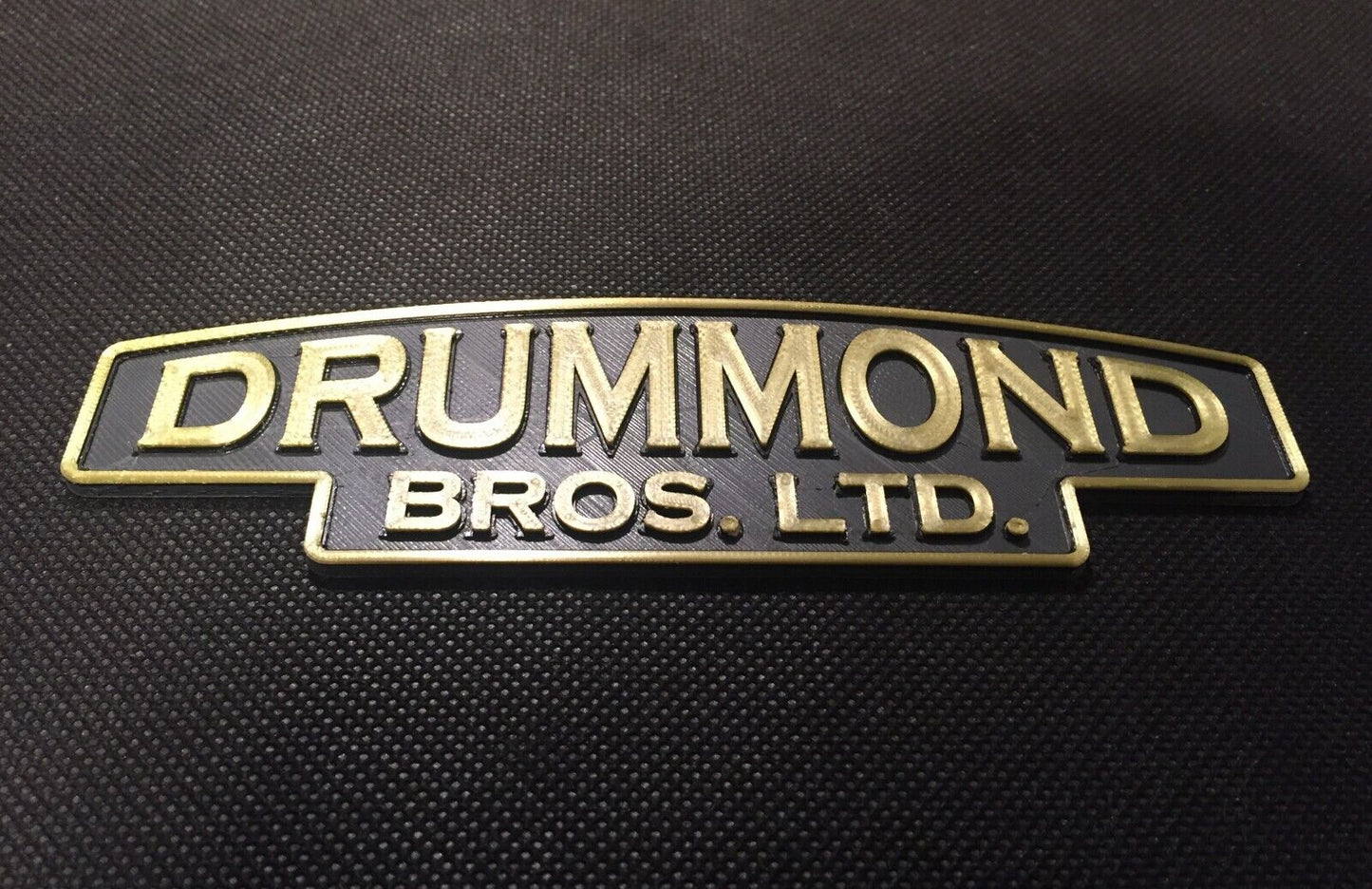 Drummond Bros. Ltd Badge Emblem Plaque