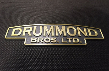 Drummond Bros. Ltd Badge Emblem Plaque