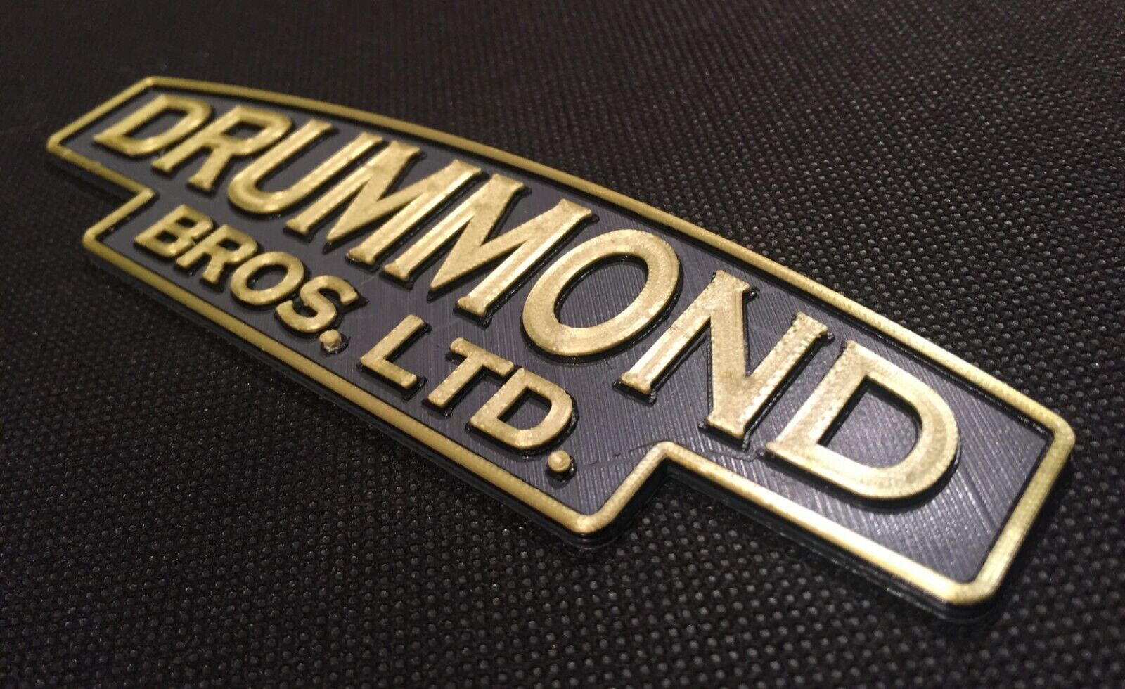 Drummond Bros. Ltd Badge Emblem Plaque