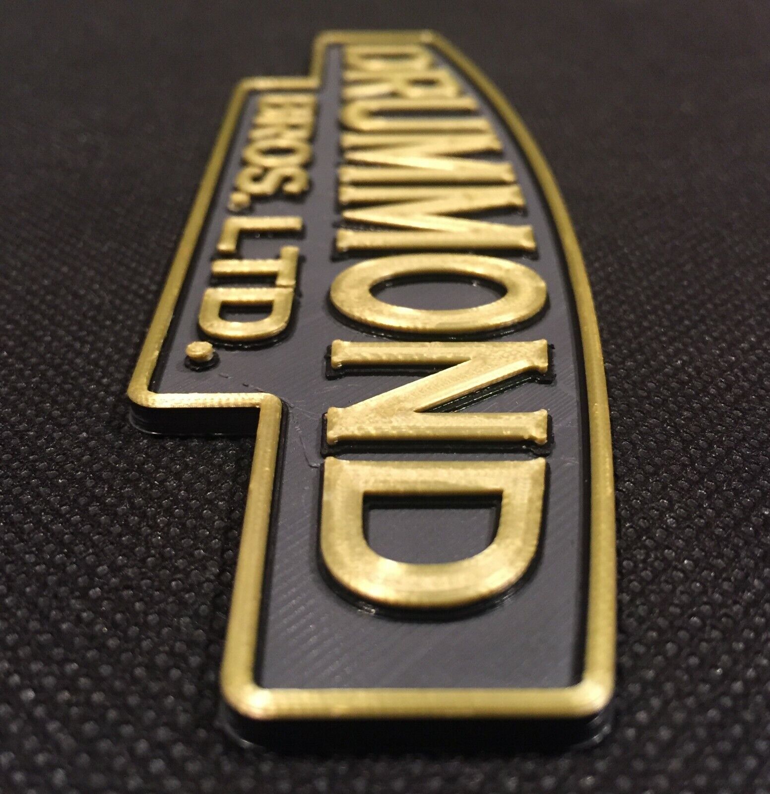 Drummond Bros. Ltd Badge Emblem Plaque