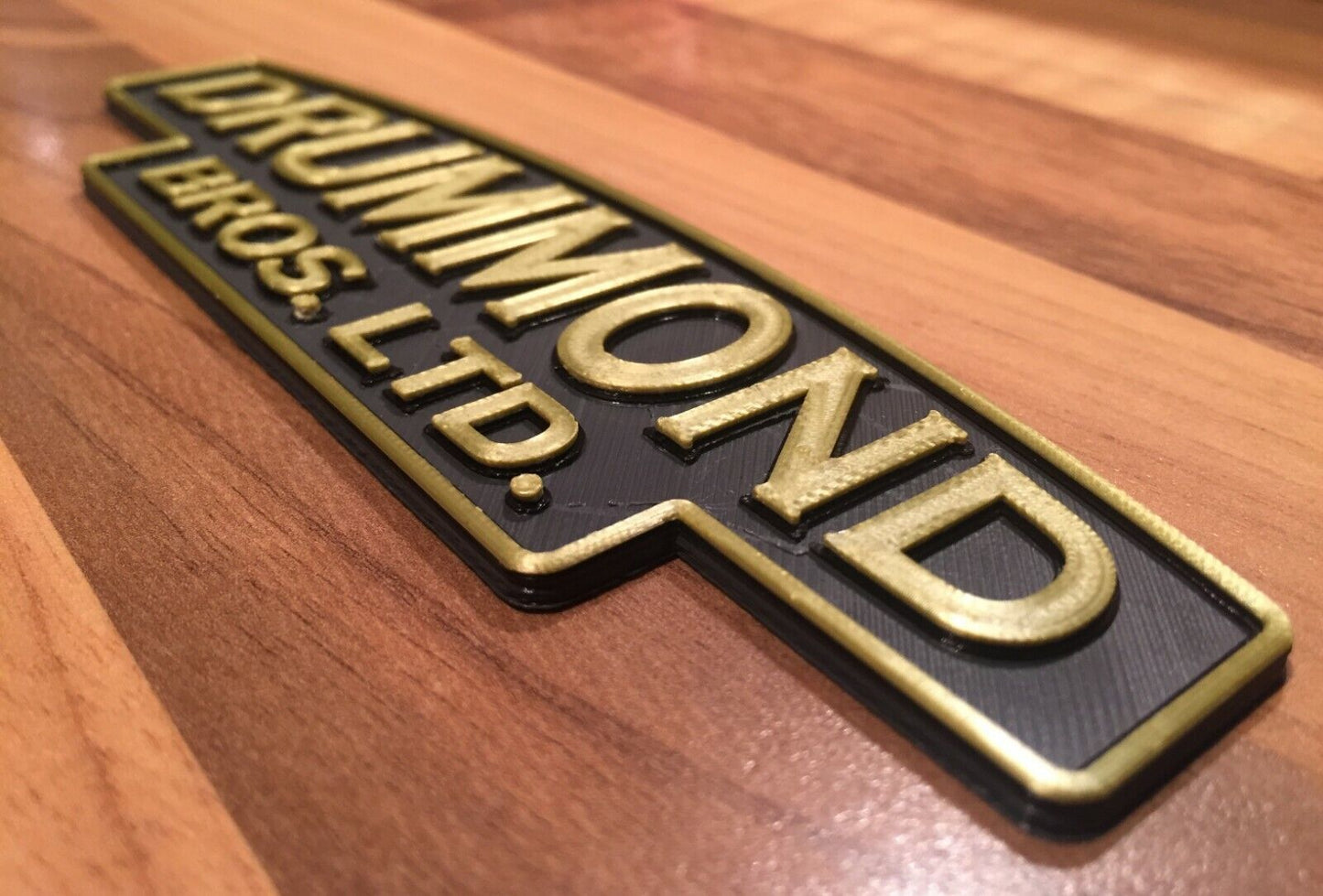 Drummond Bros. Ltd Badge Emblem Plaque