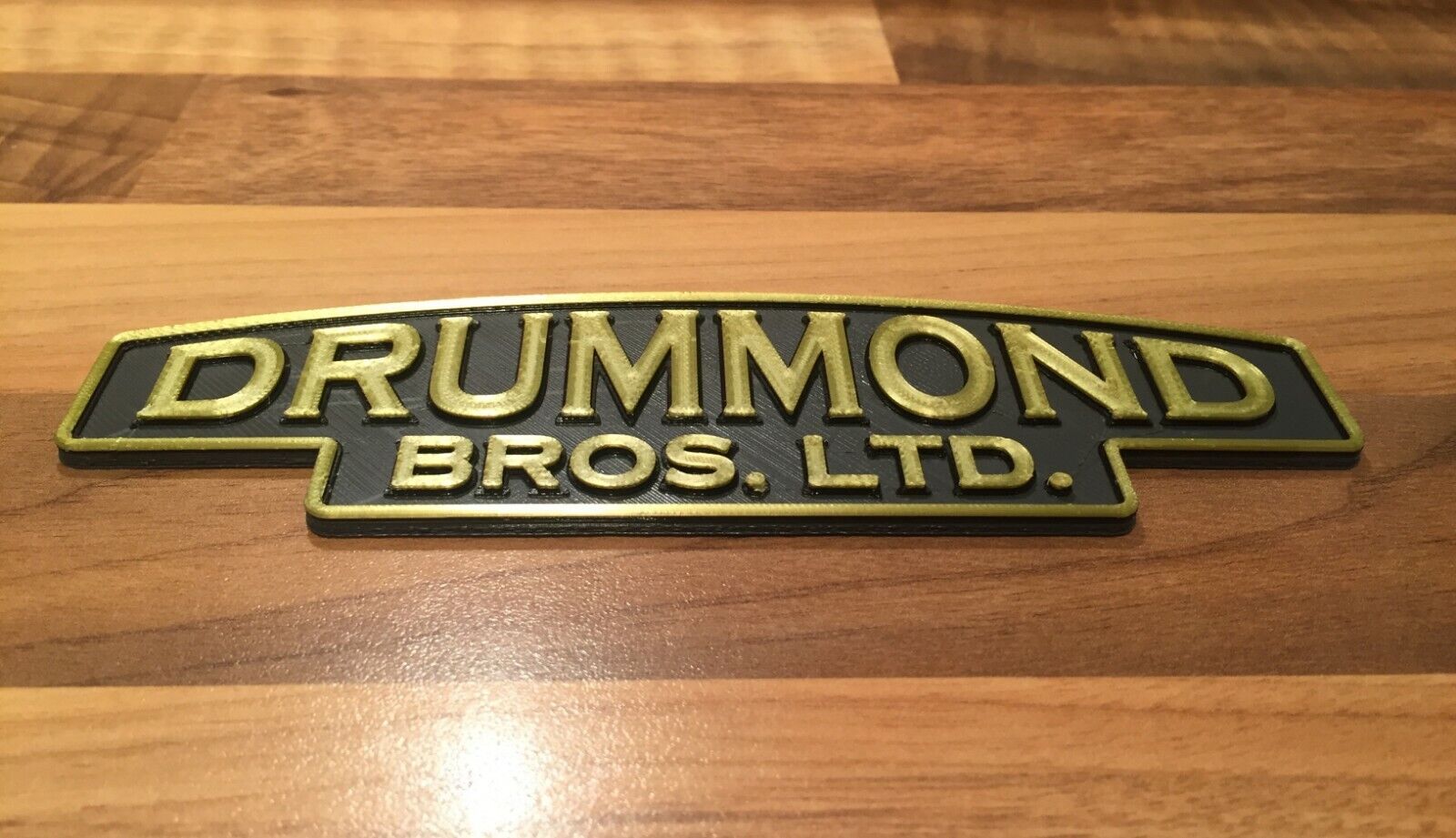 Drummond Bros. Ltd Badge Emblem Plaque