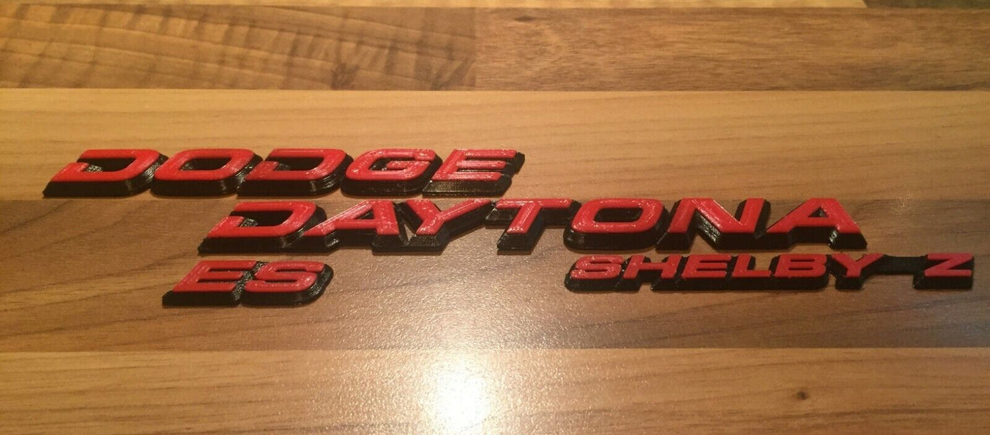 Dodge Daytona Shelby EZ Badge 