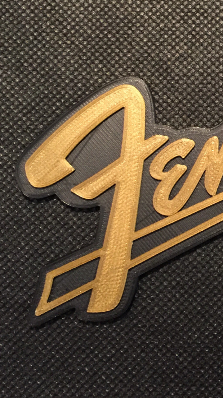 Custom Fender badge