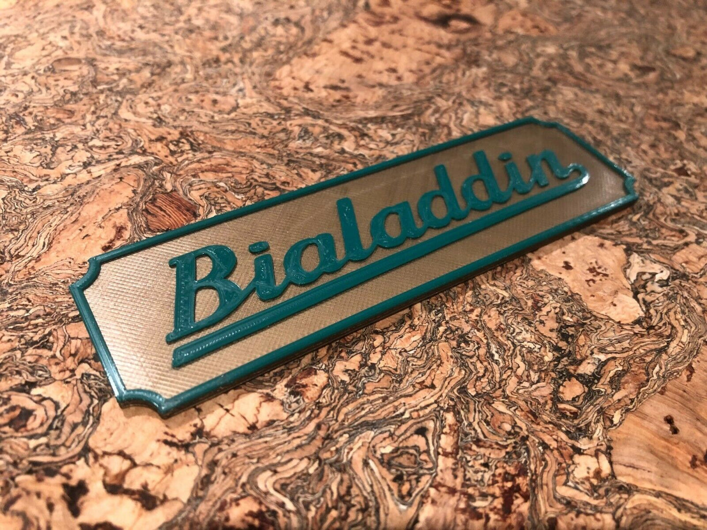 Bialaddin Pressure Lamp Badge Emblem